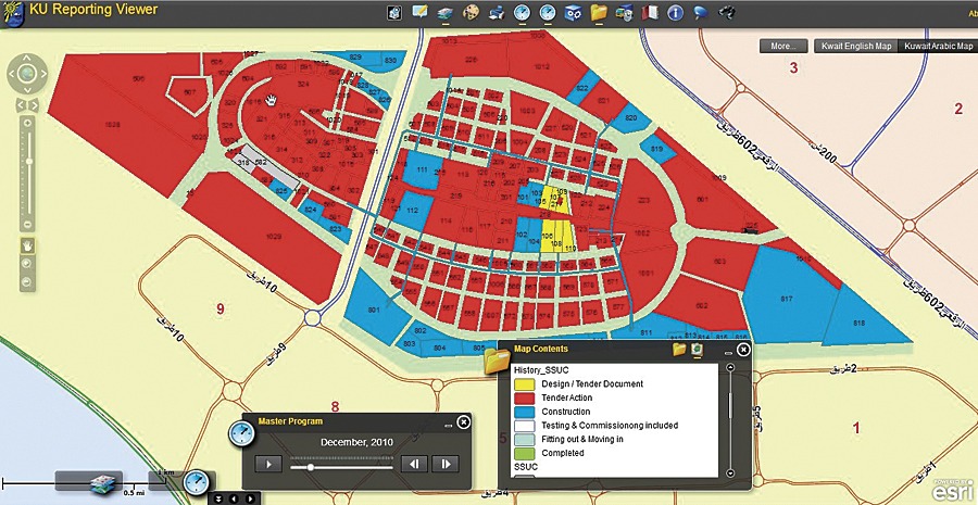 GIS reporting viewer for a smart campus project